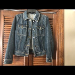 Like New Valerie Stevens Casual Jean Jacket
